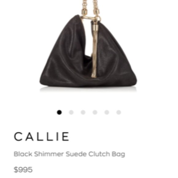 Jimmy Choo Sparkle Suede Callie Bag - Picture 9 of 9